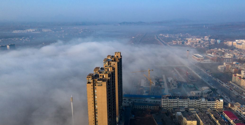 醉美!汝阳平流雾美景 犹如仙境