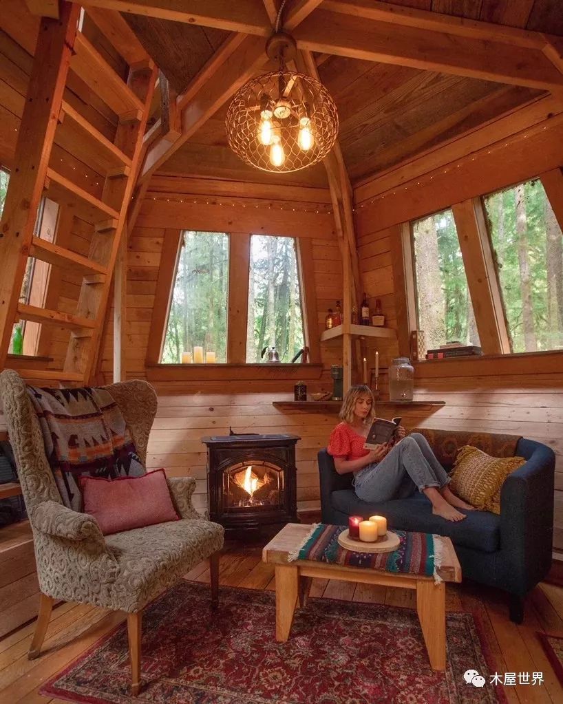 梦幻般的森林小木屋