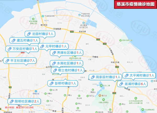 【疫情通报】新增确诊0例,累计153例!宁波全市确诊病例分布地图