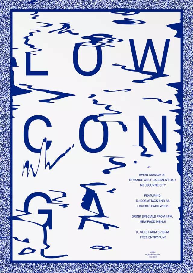 意识流文字海报设计欣赏