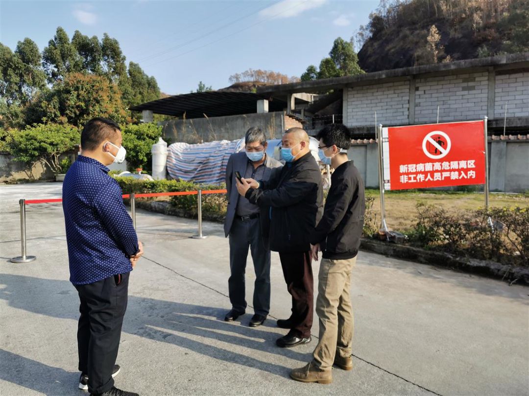 市生态环境局副局长潘志刚带队指导疫情防控相关环保工作