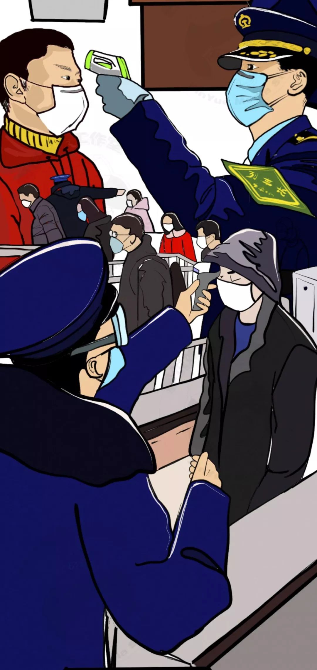 漫画他们是最美逆行者