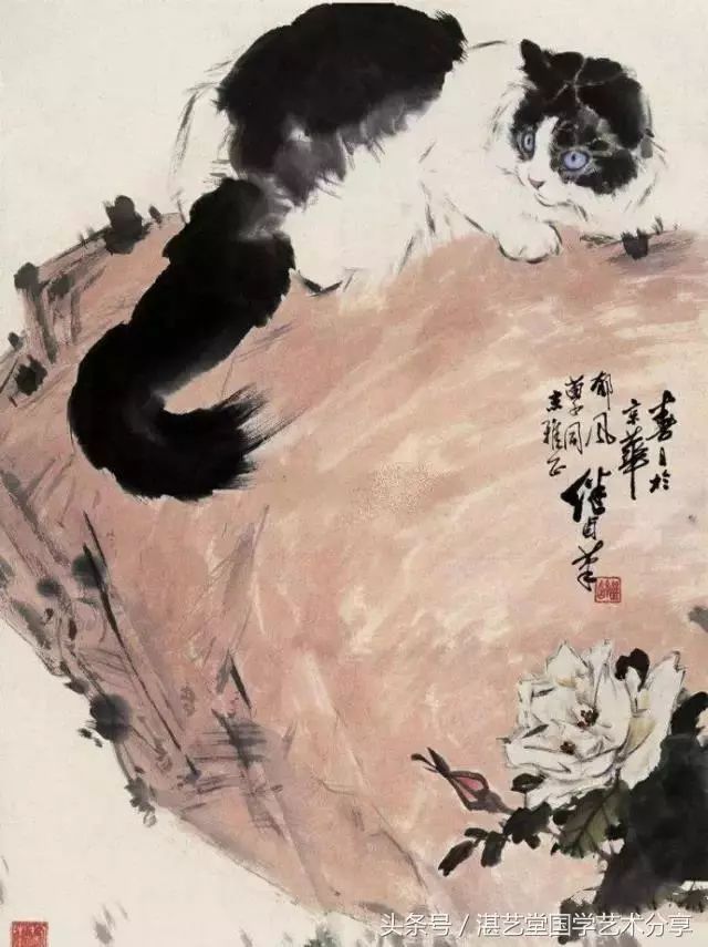 泼墨写意刘继卣画猫