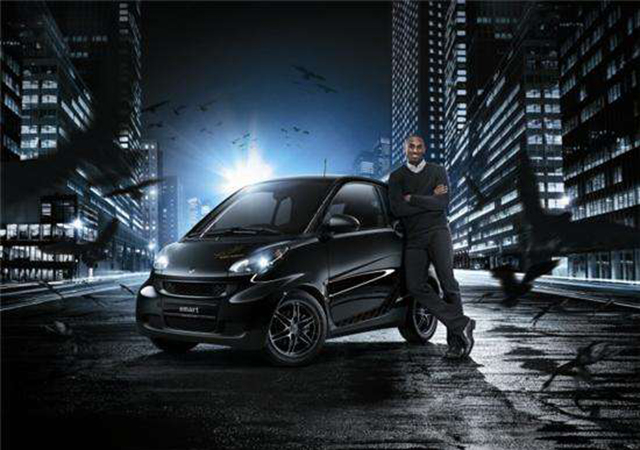 然而在众多汽车品牌里,科比代言的汽车就只有smart,相对上述豪车来说