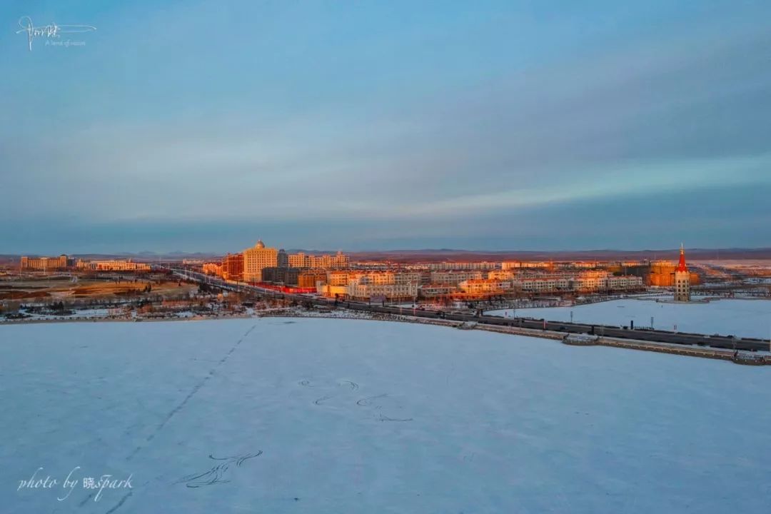 原创满洲里是个热闹的边境城市北湖却很安静