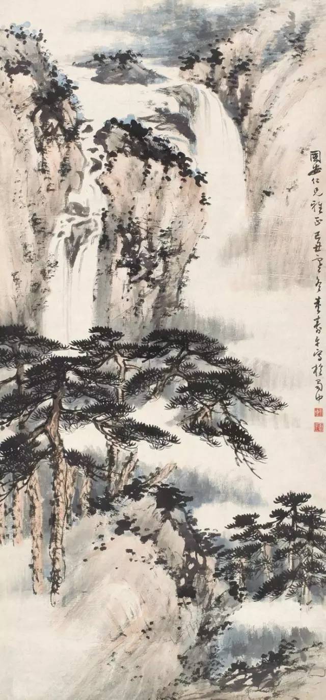 董寿平山水画欣赏