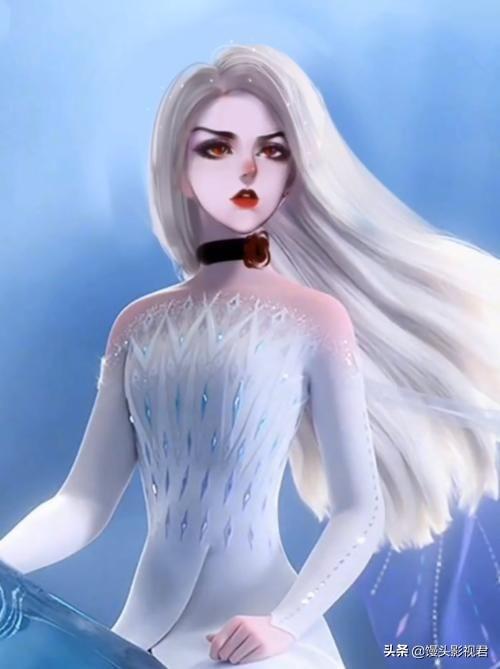 原创冰雪女王艾莎黑化后啥样?p图大神操作,看到最后效果:太上头