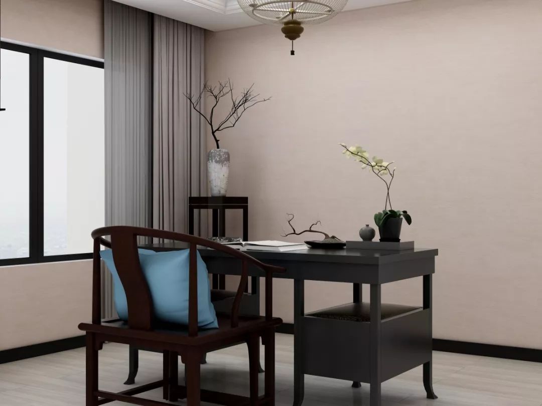 书房装修需要注意的3个细节!_墙布