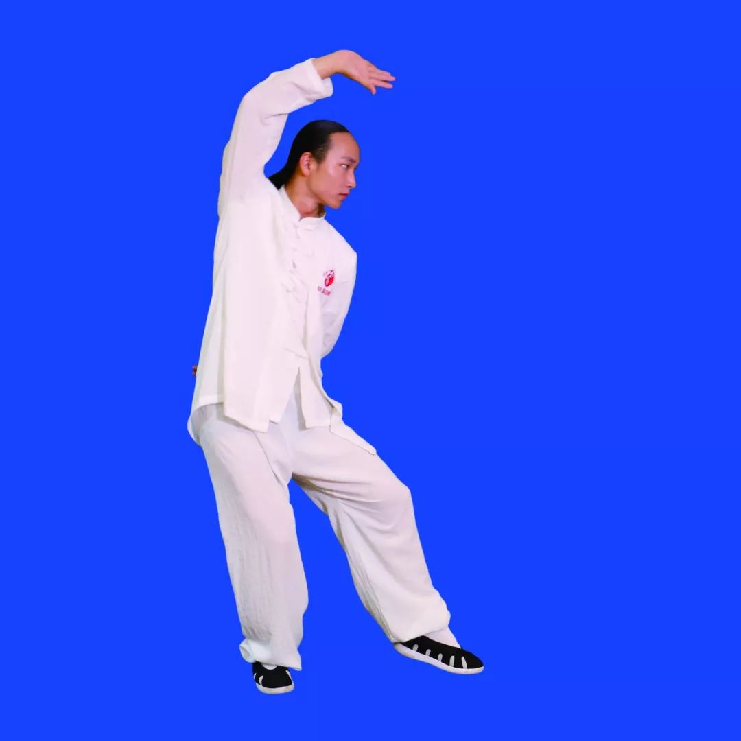 【视频图文详解】强身健体第二波《武当九式太极拳》128图详解_重心