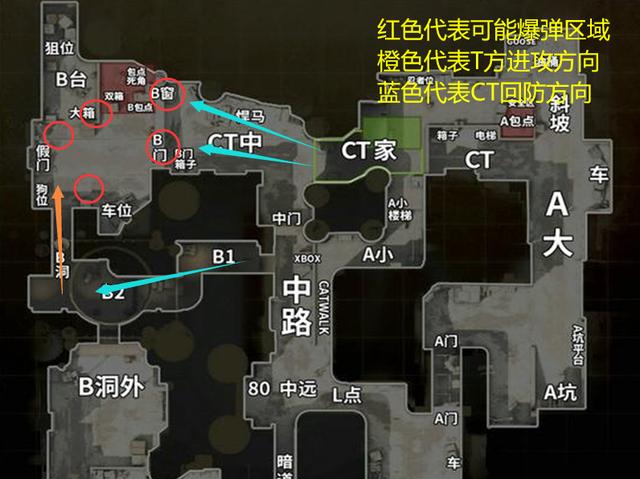 csgo沙漠2平面图图片