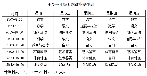 聊城下周空中课堂课程表出炉啦(附操作流程)