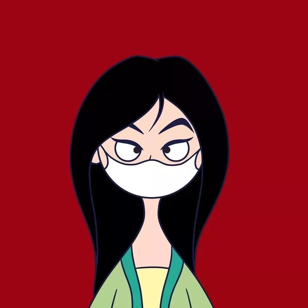 你的微信头像该换了!100张"口罩头像"