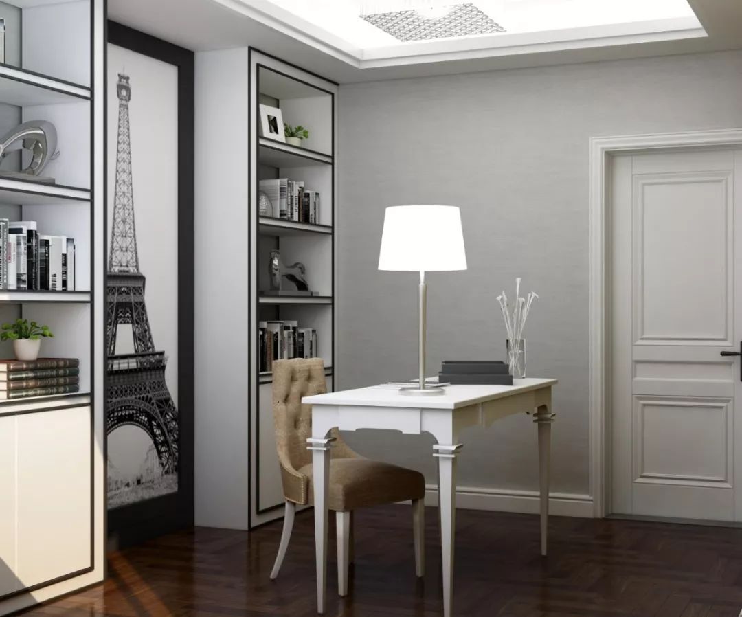 书房装修需要注意的3个细节!_墙布