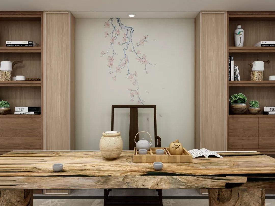 书房装修需要注意的3个细节!_墙布