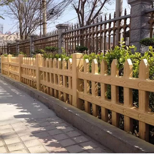 花园小栅栏选哪个好水泥仿木小栅栏