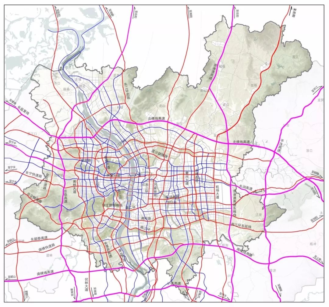 湖南未来高速公路规划图片