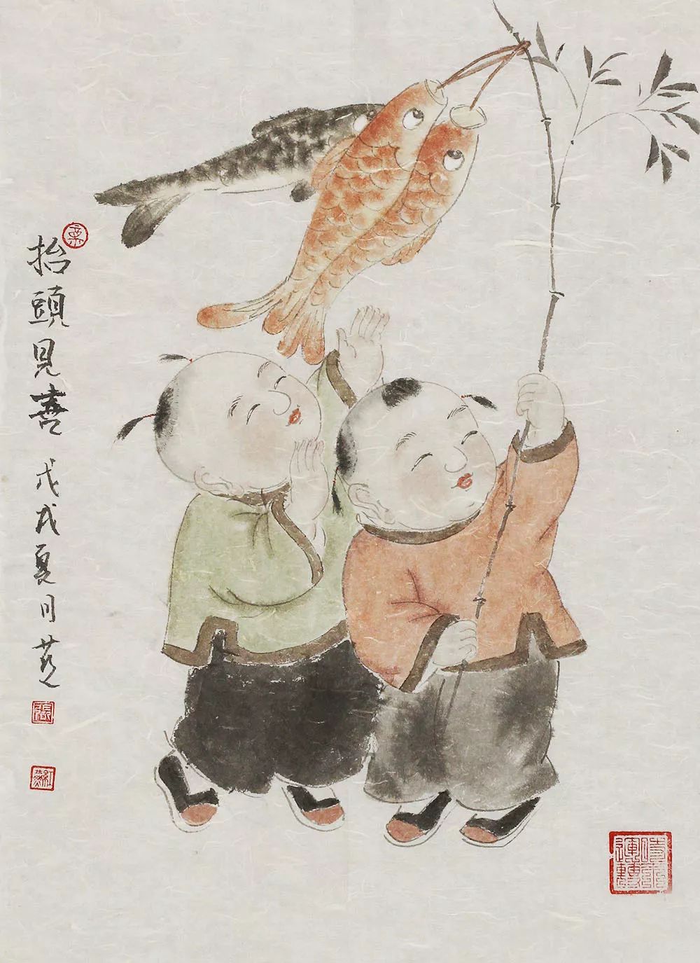 中国美术家协会会员 张红燕 人物46*33cm中国美术家协会会员 张红燕