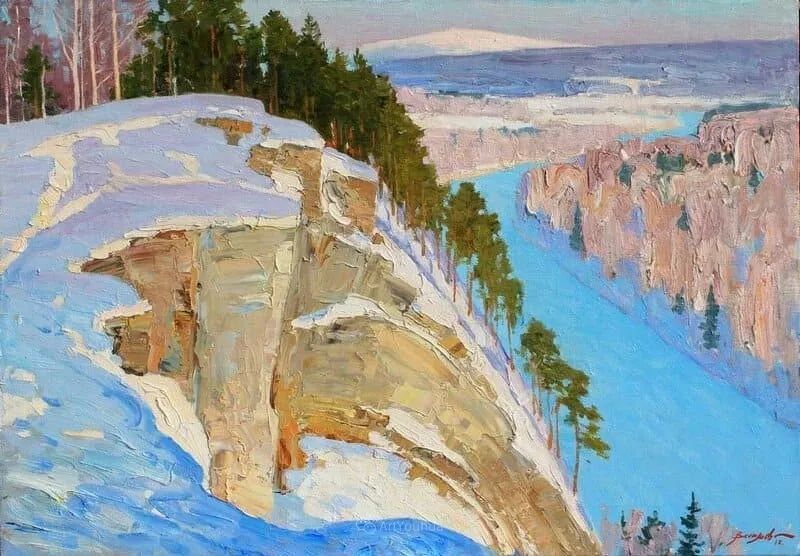 俄罗斯艺术家德米特里瓦西里耶夫风景油画作品赏析