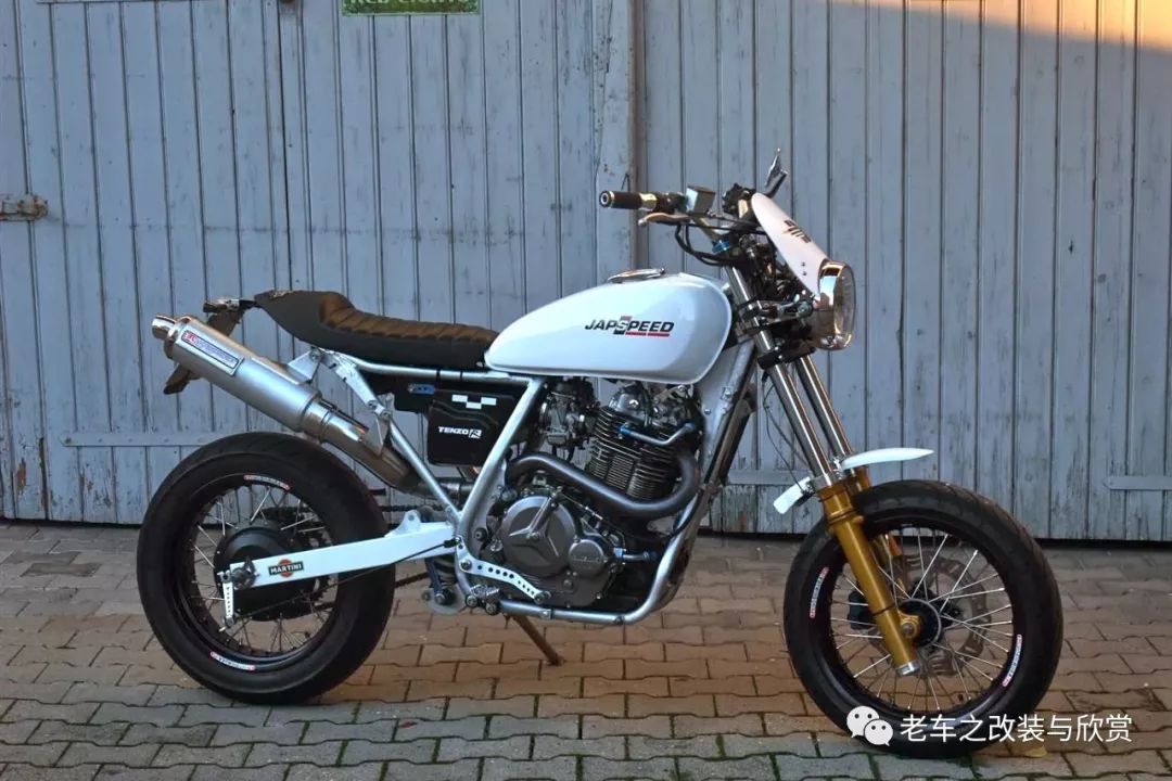 铃木大单缸dr800改装欣赏