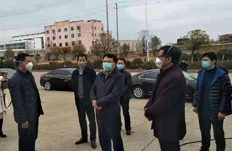 泰和县委书记胡小勇调研吉安傲农疫情防控和复工复产工作