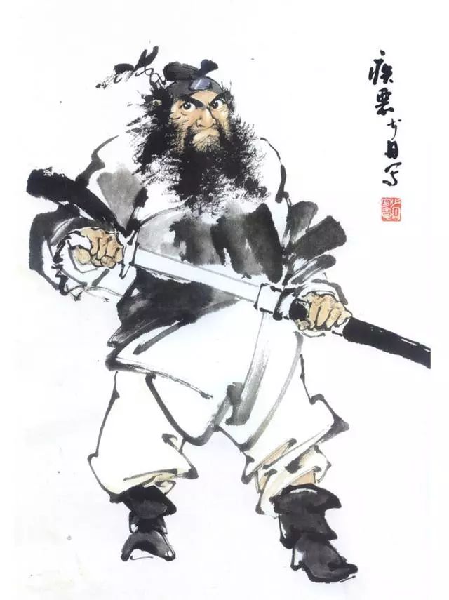 名家笔下形态各异的国画钟馗欣赏