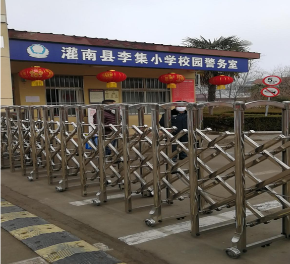 服从指挥坚守一线李集小学防控疫情在行动