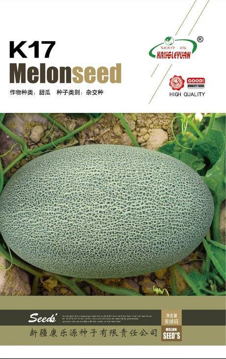 优质高产网纹甜瓜品种k17厚皮网纹甜瓜