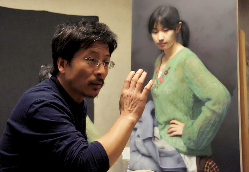 冷军一幅人体把逼真画到了极致其他画家都不敢这么画