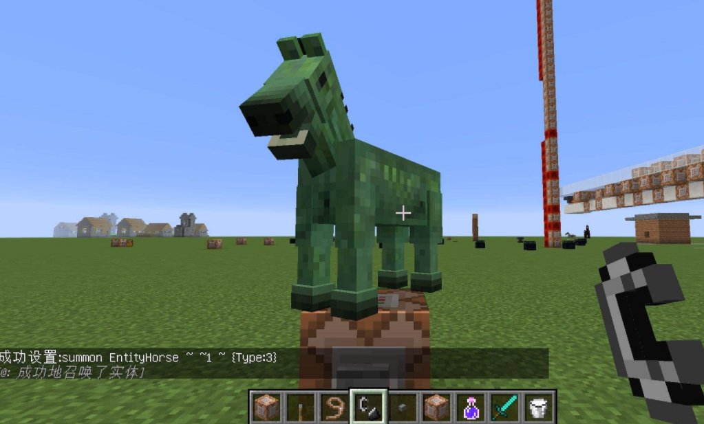 我的世界:想要驯服这匹长相恐怖的马,除了勇气,还需要懂这些_mc