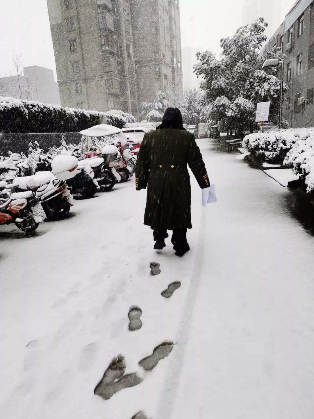风雪中他们是六安最可爱的人
