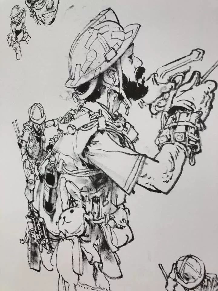 大神速写看着真带劲