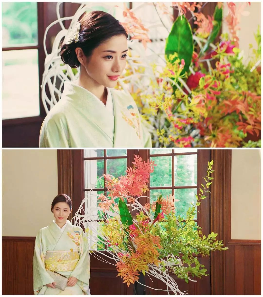 石原里美变身花道家,追剧《高岭之花》海量作品图带你看嗨!