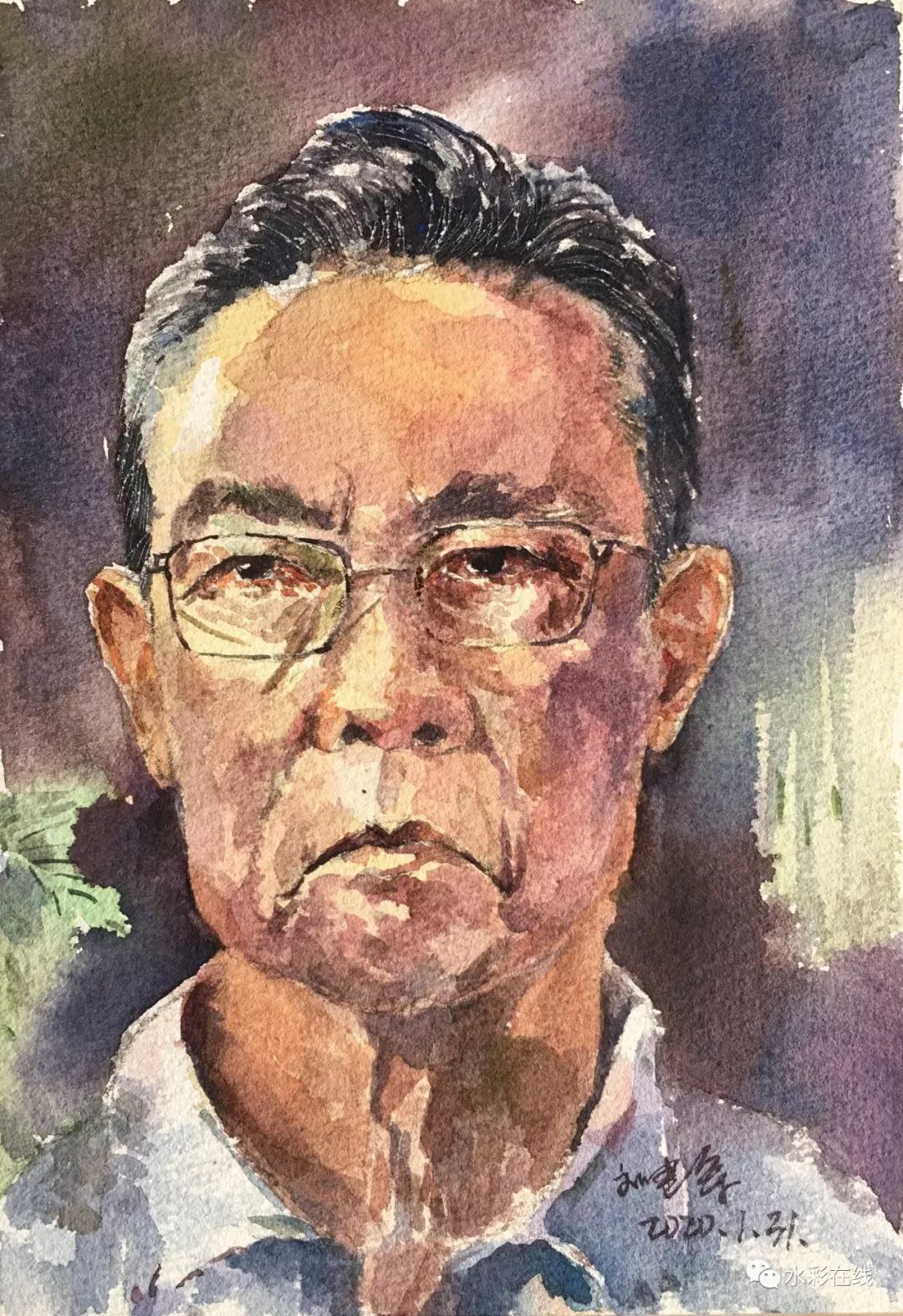 【头条】逆风迎雨,向阳而生:水彩名家致敬最美逆行者之一