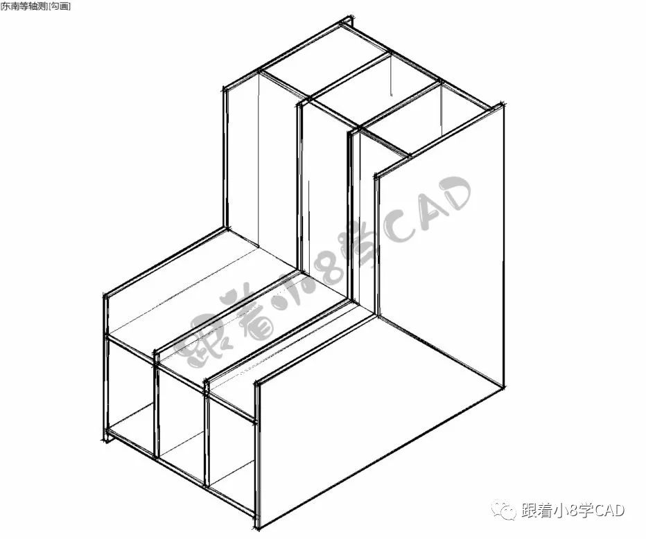 转角柜cad图纸怎么画图片