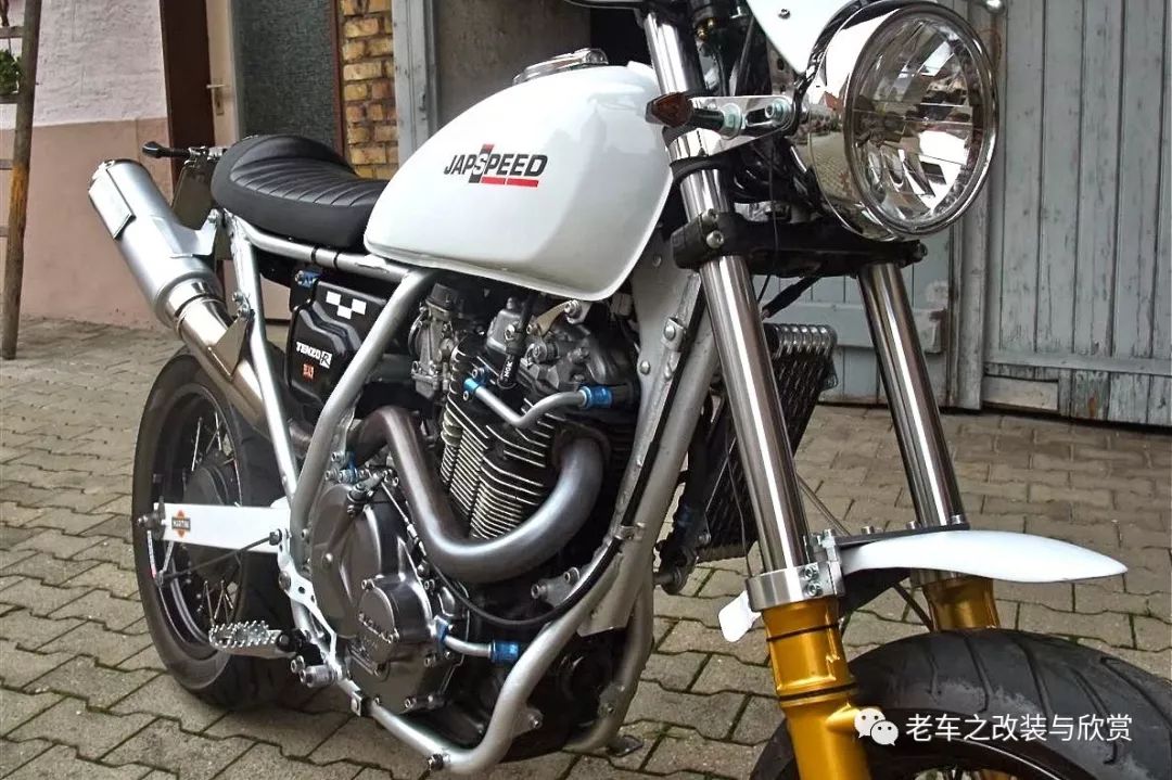 铃木大单缸dr800改装欣赏