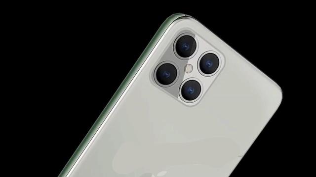 iphone12pro概念圖:砍劉海屏下雙指紋識別,後置浴霸四攝沒跑了_攝像頭