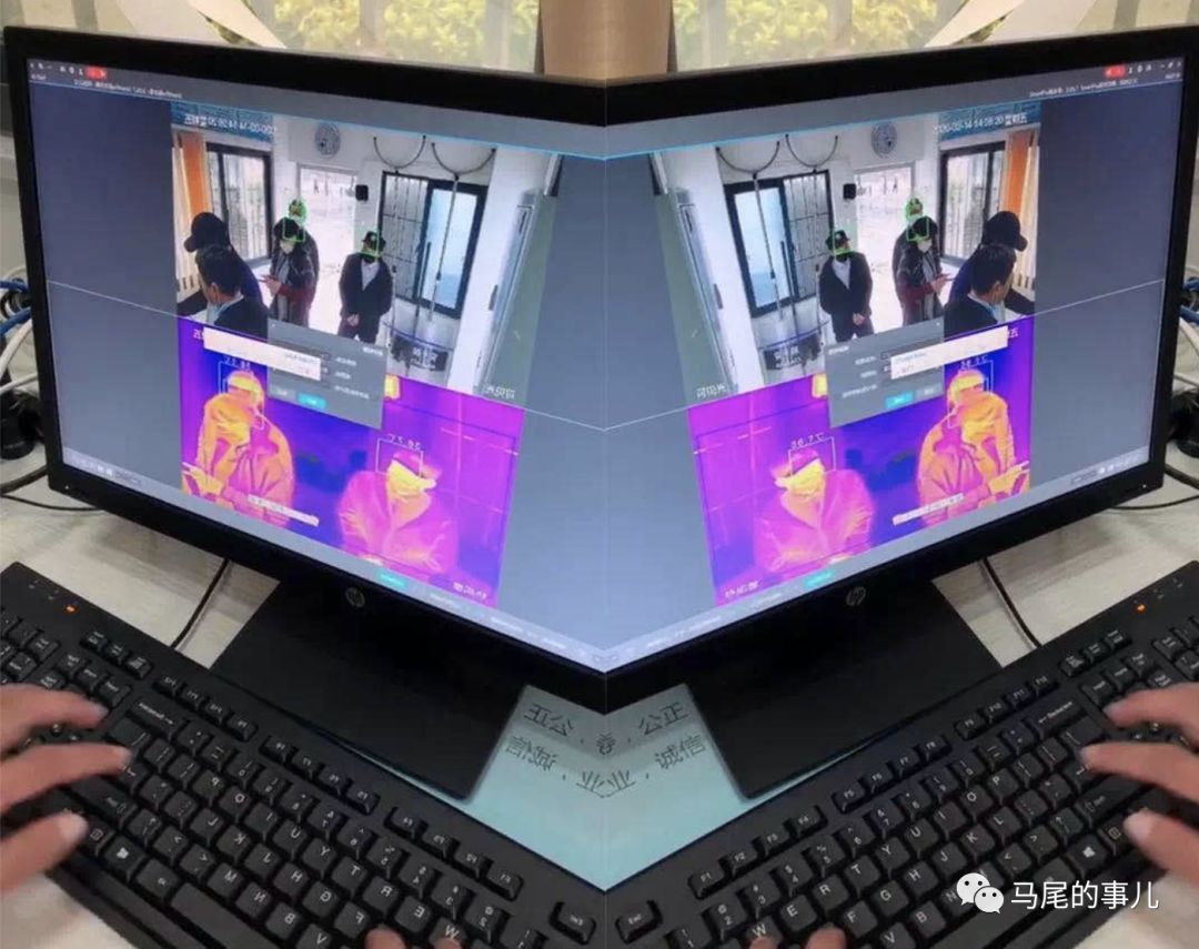 还在用体温枪马尾启用全市首个校园热成像体温测量系统