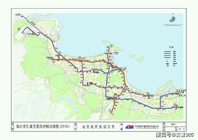烟台地铁2号线规划图