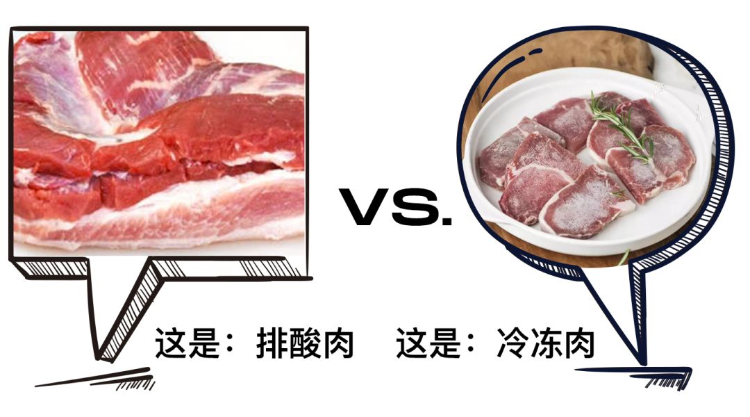 这是一道送命题:区分重点:排酸肉也称为冰鲜肉,是在0-4℃条件下进行过