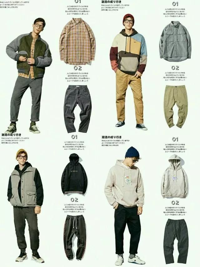 2020男装最新搭配风格—英伦 学院风 休闲