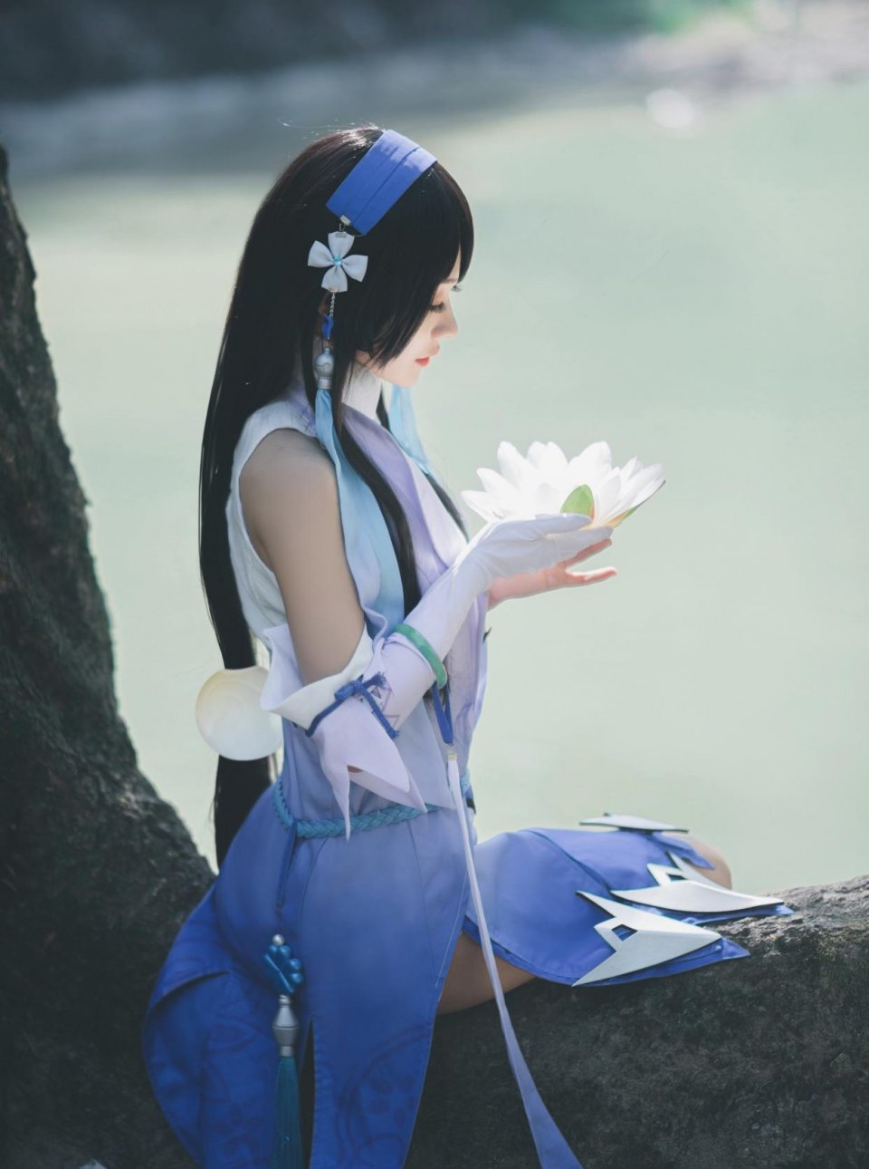 cos西施小姐姐,这个腿真是爱了_王者