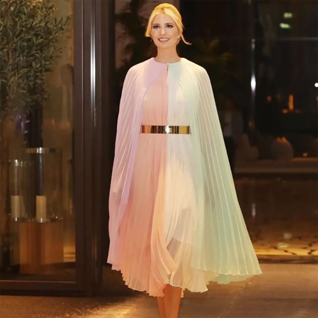 38岁伊万卡遇上迪拜王子,一个是美女一个是帅哥,坐一起太惊艳了