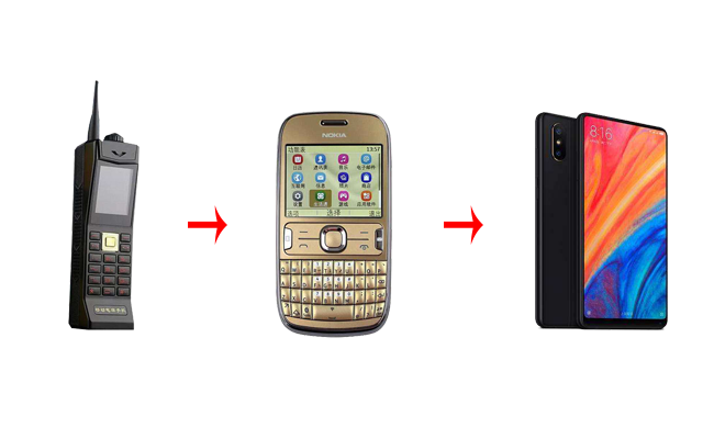 手机行业也发生了翻天覆地式的变化