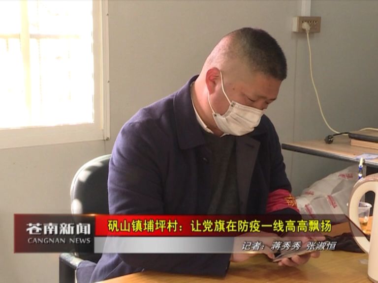 矾山镇埔坪村:让党旗在防疫一线高高飘扬