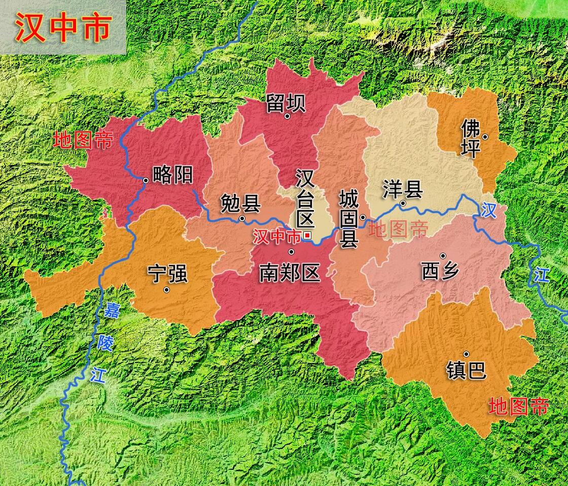 三国时期汉中地图图片