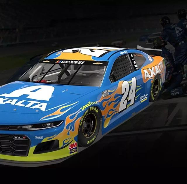 艾仕得年度色碧波蓝惊艳亮相daytony500汽车大赛