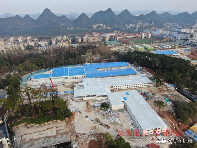 1/ 12 2020年2月17日,在贵阳市花溪区拍摄的贵州将军山医院.