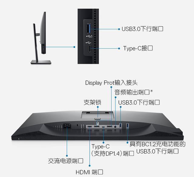 戴尔推u2520dr显示器:25英寸2k屏,c口90w输出亮了
