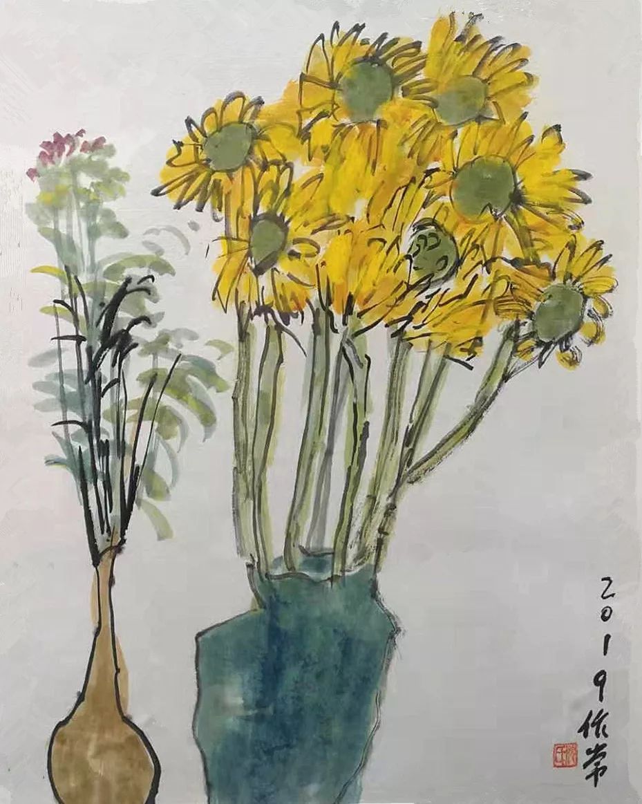 【古韵品鉴】名家国画集萃-花卉卷_齐白石