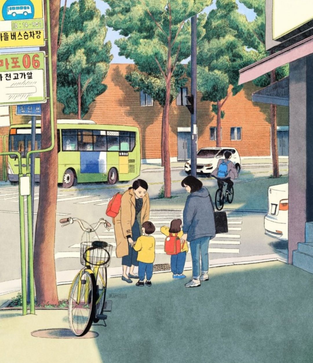 插画师:banzisu真是怀念啊,我曾经抱怨过的平淡无味的生活.